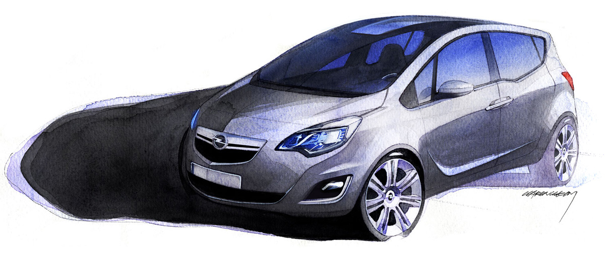 Opel Meriva: 9 фото