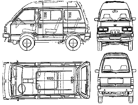 Subaru Libero: 7 фото